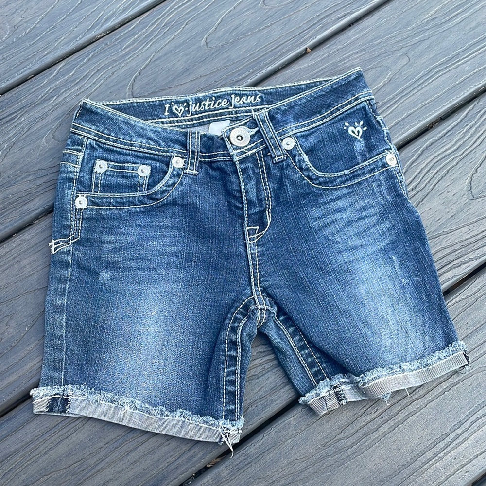 Justice Shorts 10R Simply Low. Jean shorts.  Great condition